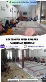 Pertemuan Rutin KPM PKH Padukuhan Mertelu Digelar di Rumah Bapak Dukuh